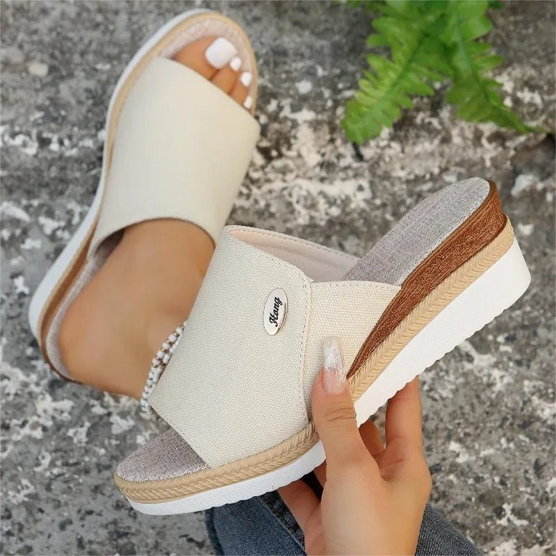 Sally – Sandálias Anabela com Conforto Equilibrado