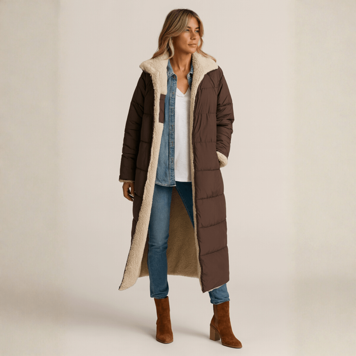 SASHA | ABRIGO SUAVE REVERSIBLE