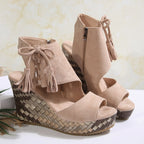 Marnie – Sandalias de cuña elegantes de estilo bohemio
