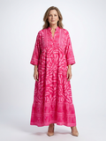 Marielle | Vestido midi com botões frontais
