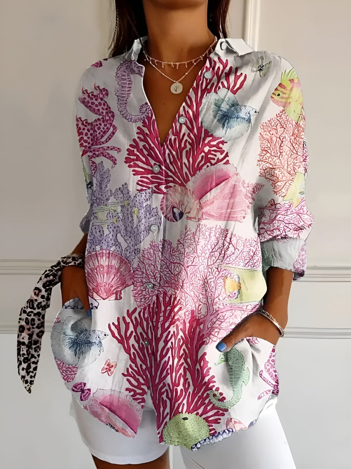 Maia | Floral Summer Blouse
