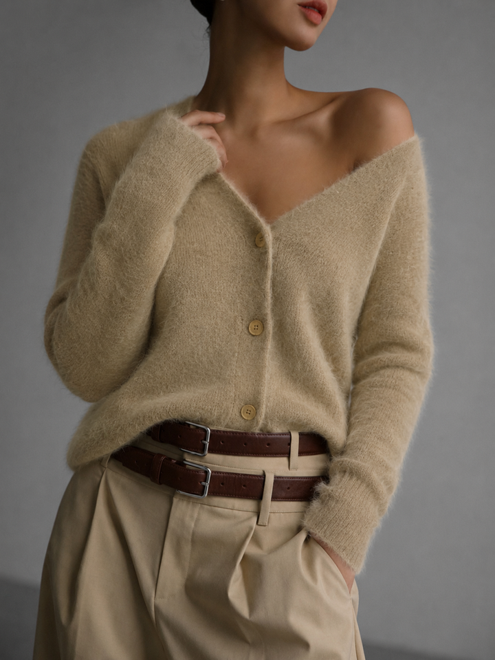 Nell | Women Relaxed Button Front Cardigan